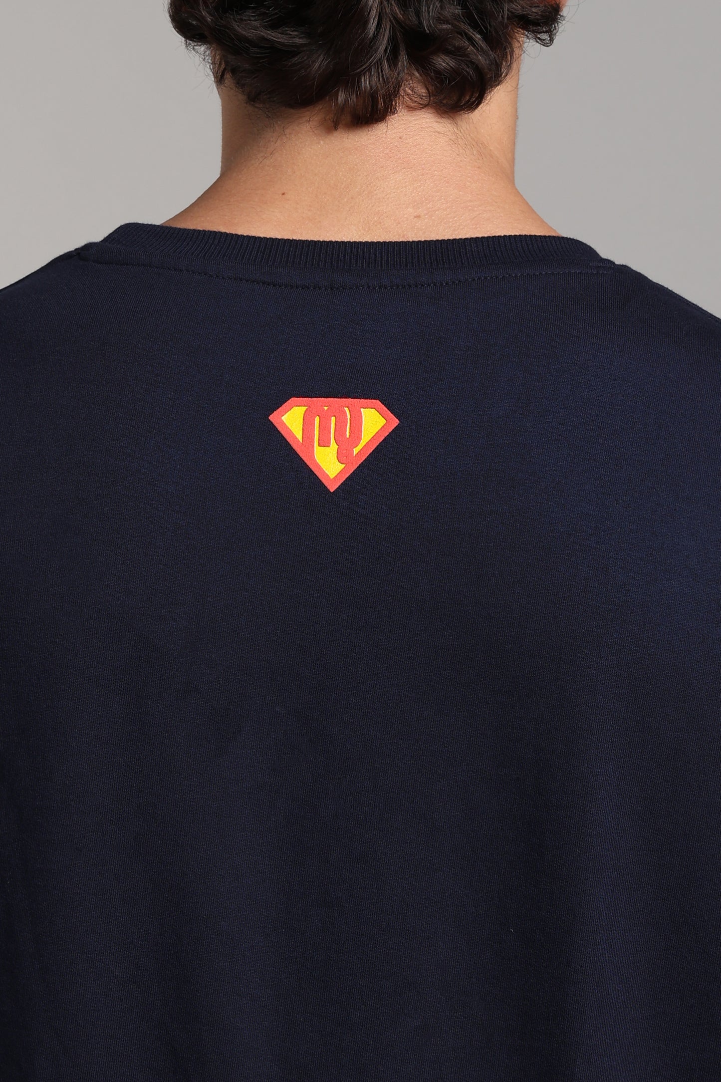 Superman oversized tshirt back crest