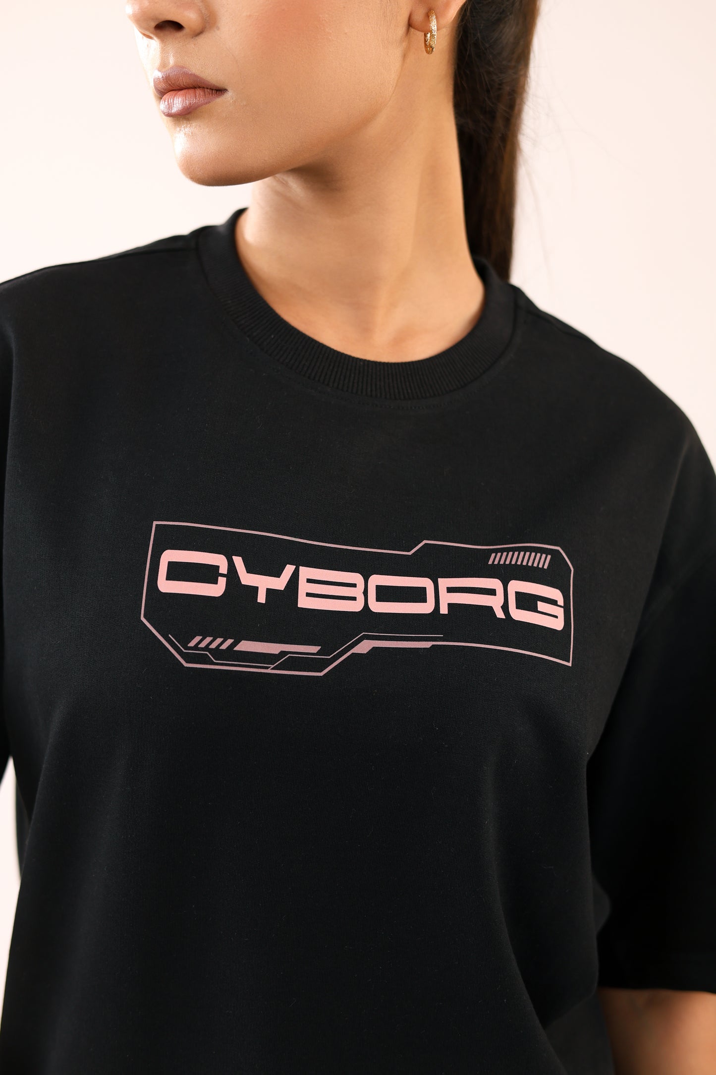 Cyborg Oversized T-Shirt worn