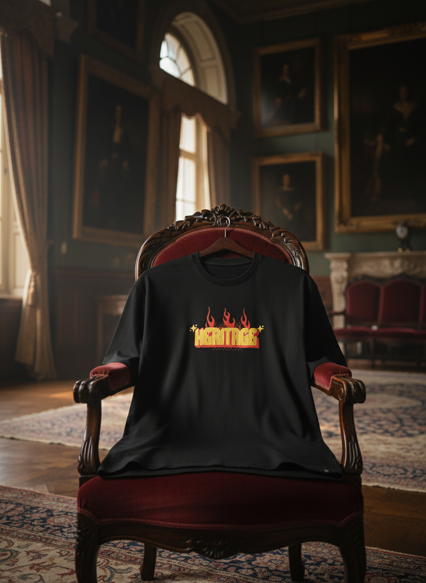 Heritage Oversized T-Shirt Theyyam Kerala culture
