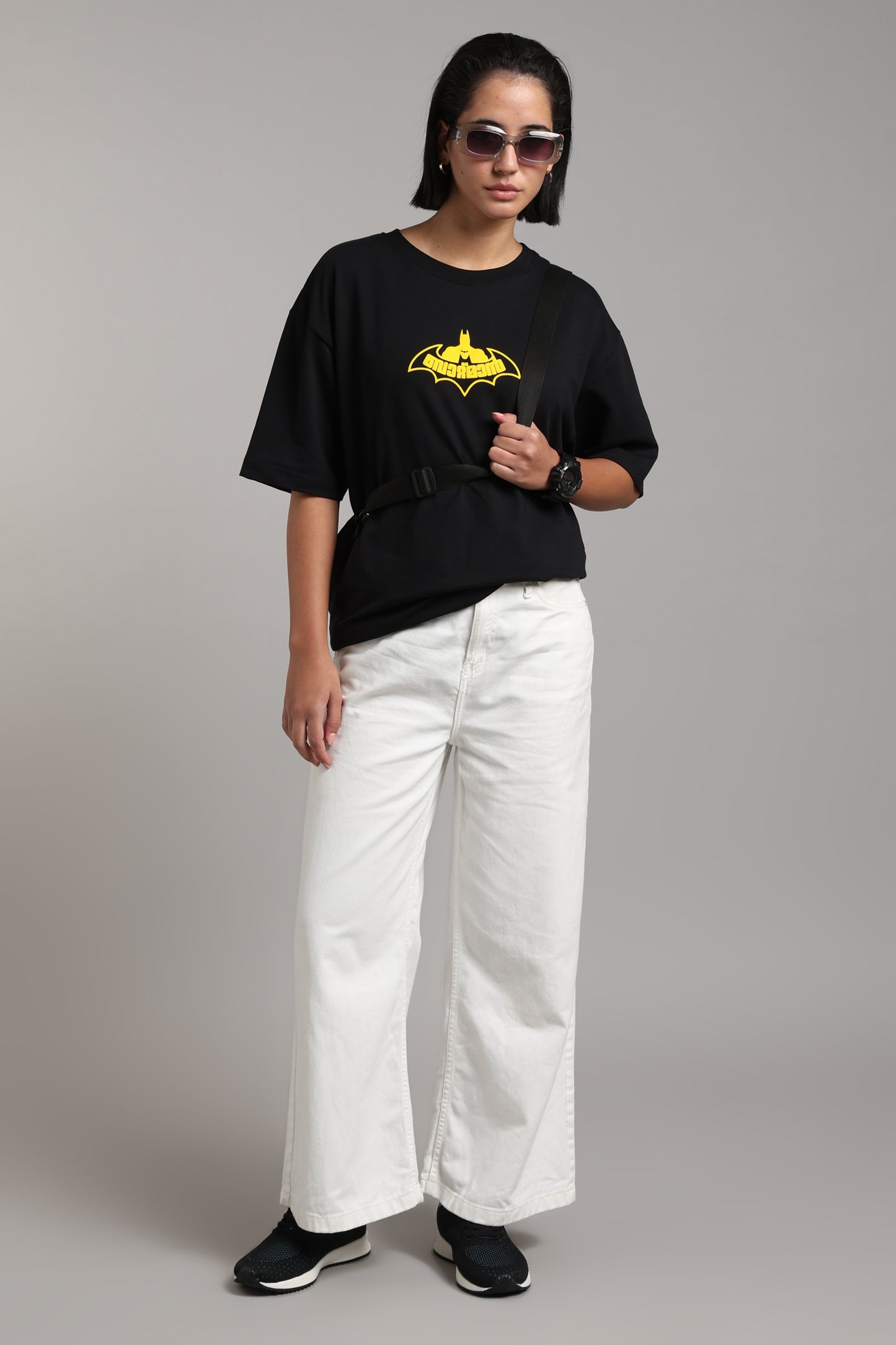 Dark Knight Oversized T-Shirt worn