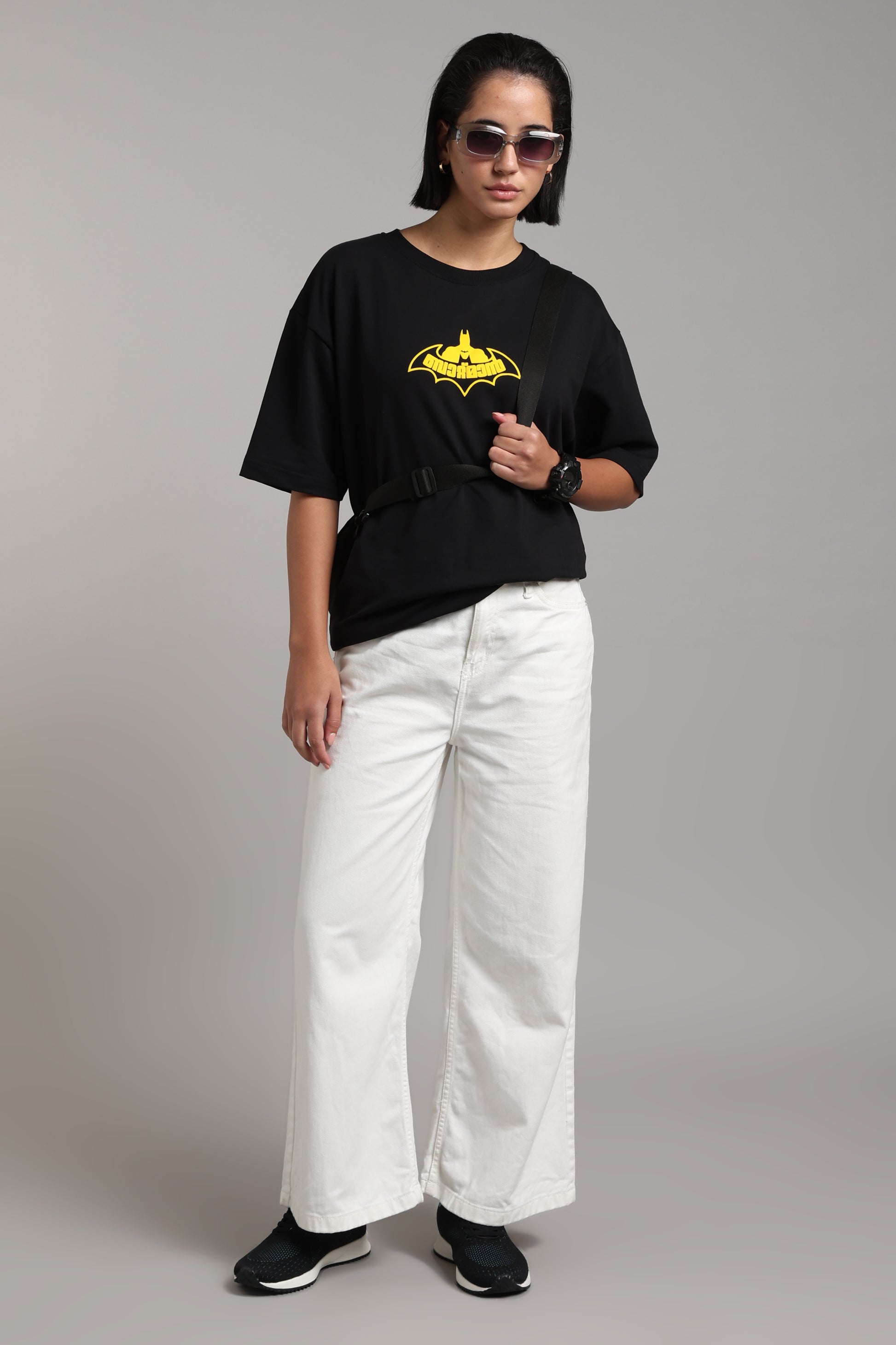 Dark Knight Oversized T-Shirt worn