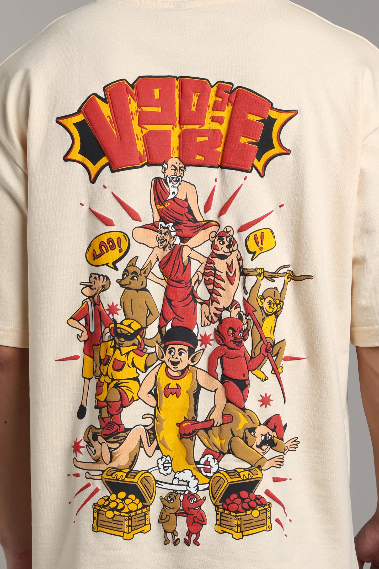 90s Vibe oversized tshirt back print